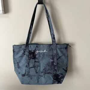 NWOT PINK Victoria's Secret Tote/Teal Green & Black with Script Logo